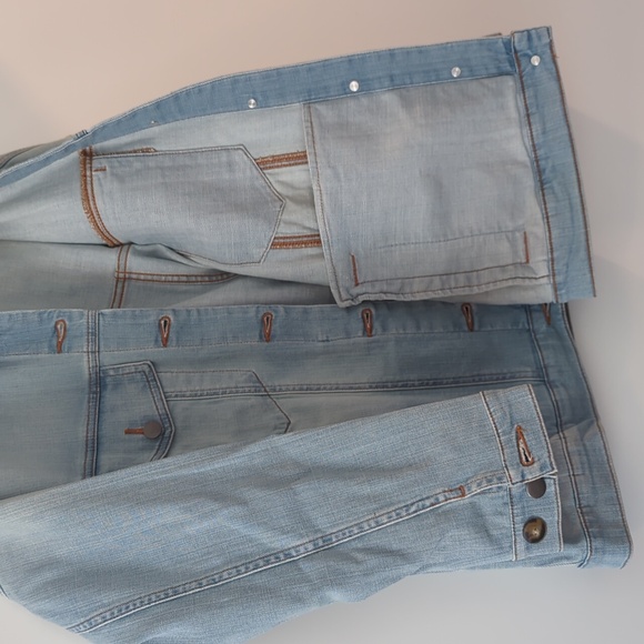 Oversized Eileen Fisher jean jacket - Picture 2 of 2